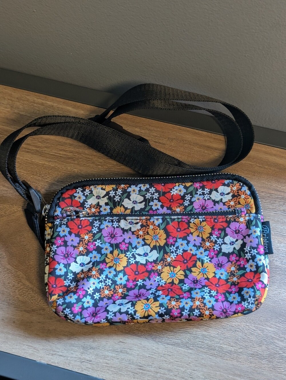 Brighton Painted Poppies Floral Belt Bag Fanny Pack Crossbody Cute Festival